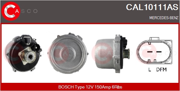 CASCO Generator cal10111as for MERCEDES-BENZ