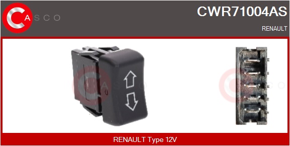 CASCO Kontakt, rudehejs cwr71004as i førerside for RENAULT