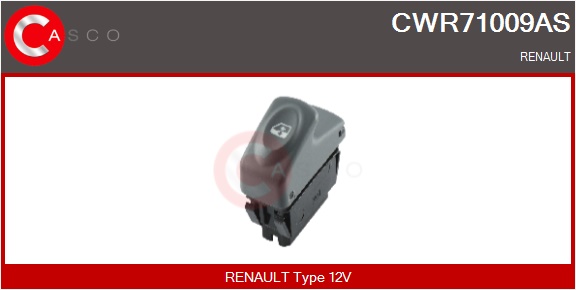 CASCO Kontakt, rudehejs cwr71009as i førerside for RENAULT