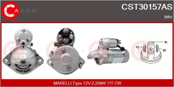 CASCO Starter cst30157as for BMW