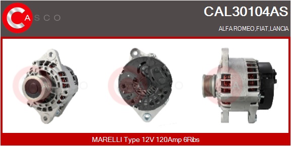 CASCO Generator cal30104as for FIAT