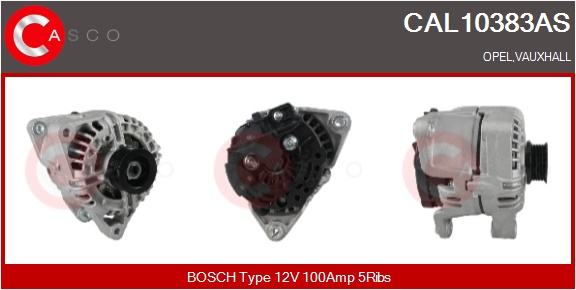 CASCO Generator cal10383as for OPEL FIAT VAUXHALL