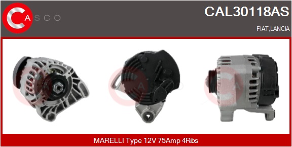 CASCO Generator cal30118as for FIAT