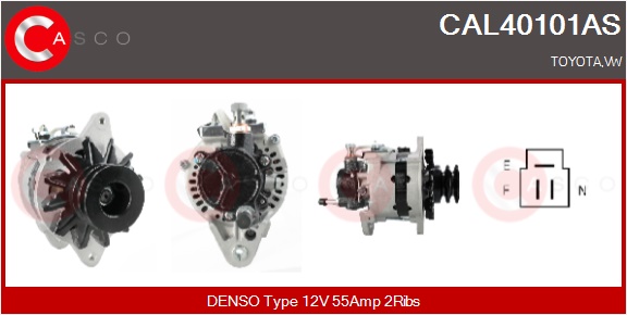 CASCO Generator cal40101as for TOYOTA DAIHATSU
