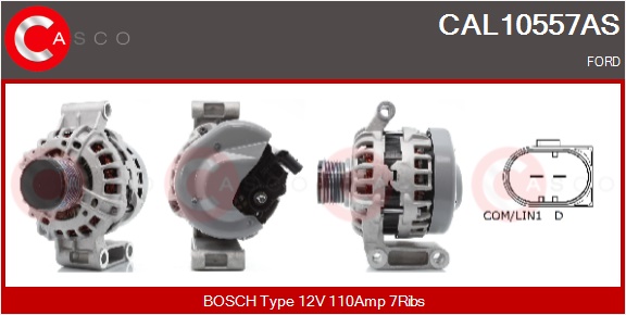 CASCO Generator CAL10557AS for FORD