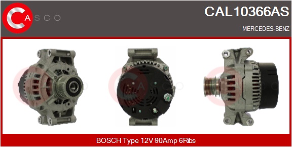 CASCO Generator cal10366as for MERCEDES-BENZ