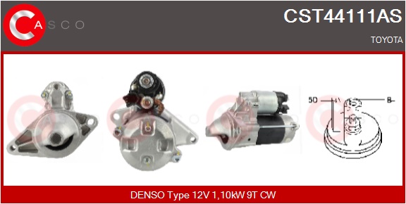 CASCO Starter cst44111as for TOYOTA DAIHATSU
