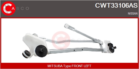 CASCO Viskerarmstang cwt33106as foran for NISSAN