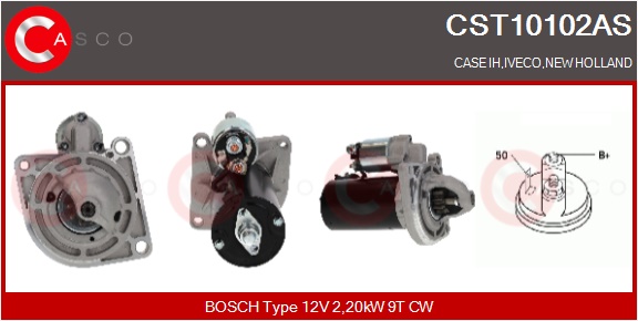 CASCO Starter cst10102as for IVECO