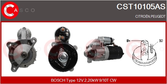CASCO Starter cst10105as for CITROËN/PEUGEOT FIAT