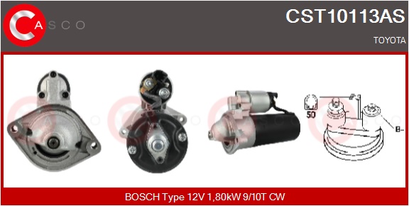CASCO Starter cst10113as for TOYOTA