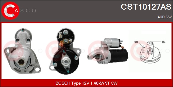CASCO Starter cst10127as for VAG