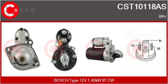 CASCO Starter cst10118as for BMW