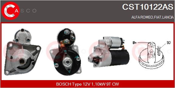 CASCO Starter cst10122as for FIAT