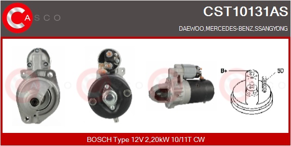 CASCO Starter cst10131as for MERCEDES-BENZ