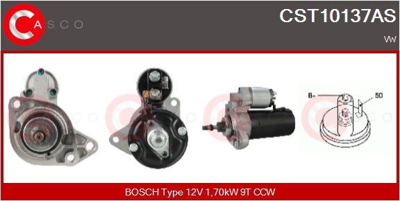 CASCO Starter cst10137as for VAG