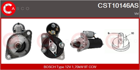 CASCO Starter cst10146as for VAG