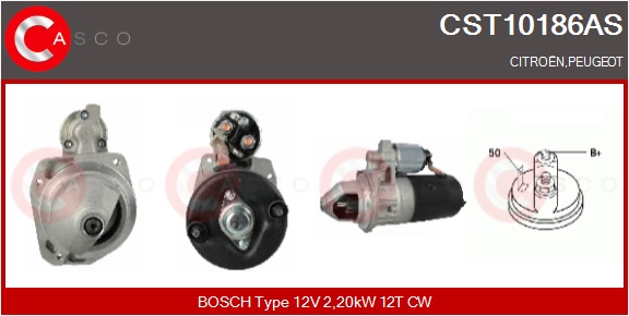 CASCO Starter cst10186as for CITROËN/PEUGEOT