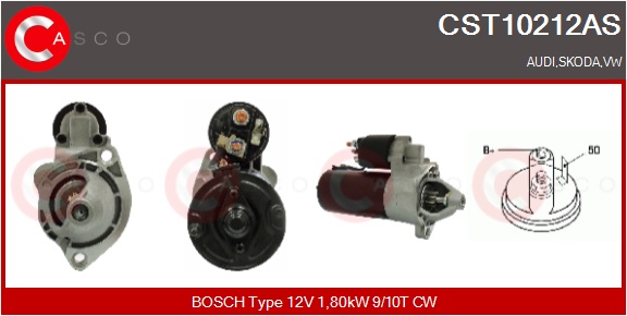 CASCO Starter cst10212as for VAG