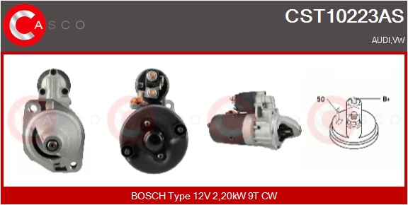 CASCO Starter cst10223as for VAG