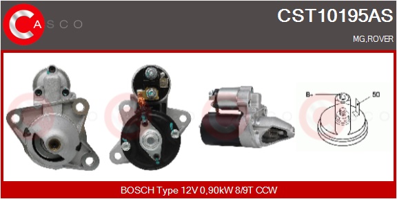 CASCO Starter cst10195as for ROVER