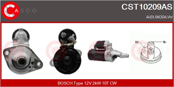 CASCO Starter cst10209as for VAG