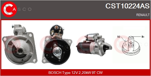 CASCO Starter cst10224as for RENAULT
