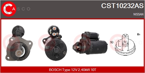 CASCO Starter cst10232as for NISSAN