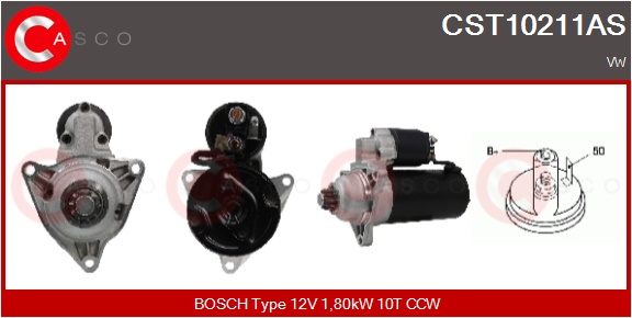 CASCO Starter cst10211as for VAG