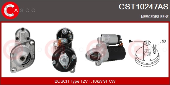 CASCO Starter cst10247as for MERCEDES-BENZ