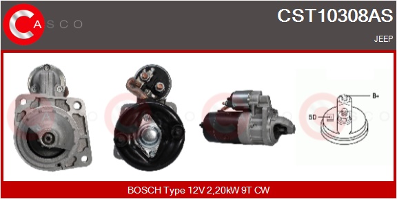 CASCO Starter cst10308as for CHRYSLER JEEP VM