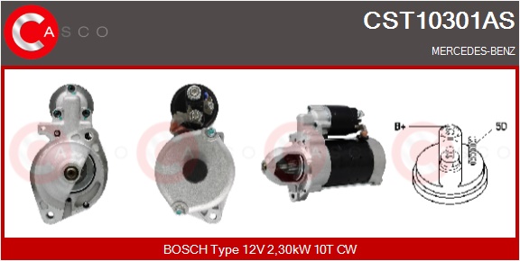 CASCO Starter cst10301as for MERCEDES-BENZ