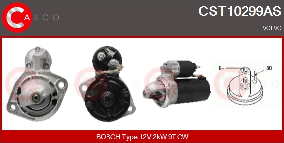 CASCO Starter cst10299as for VOLVO