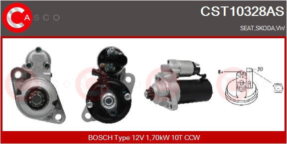 CASCO Starter cst10328as for VAG
