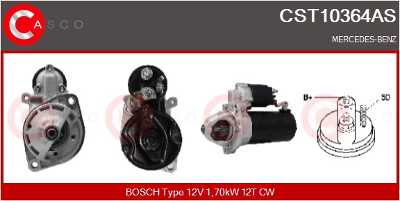 CASCO Starter cst10364as for MERCEDES-BENZ