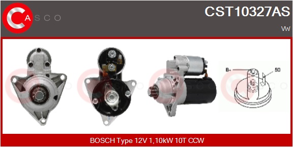 CASCO Starter cst10327as for VAG
