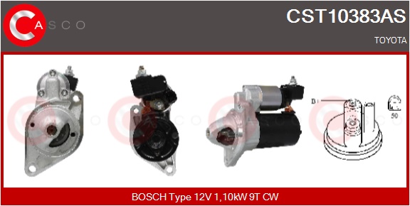 CASCO Starter cst10383as for RENAULT