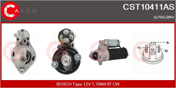 CASCO Starter cst10411as for BMW