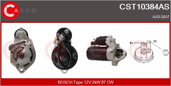 CASCO Starter cst10384as for VAG