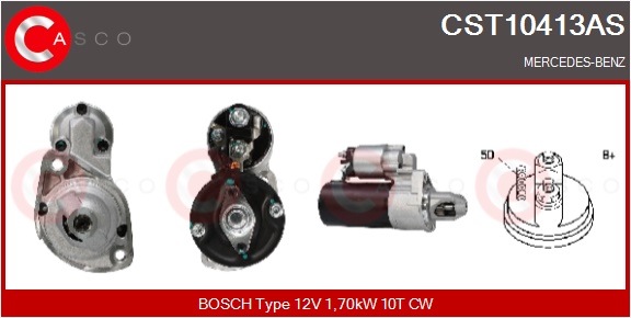 CASCO Starter cst10413as for MERCEDES-BENZ