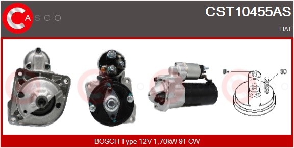 CASCO Starter cst10455as for FIAT GENERAL MOTORS