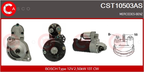 CASCO Starter cst10503as for MERCEDES-BENZ