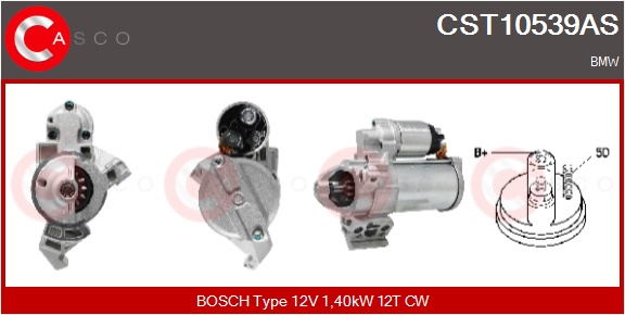 CASCO Starter CST10539AS for BMW