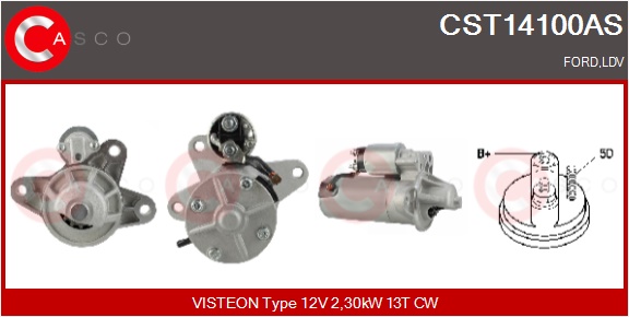 CASCO Starter cst14100as for FORD