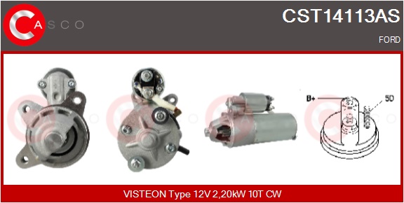 CASCO Starter cst14113as for FORD