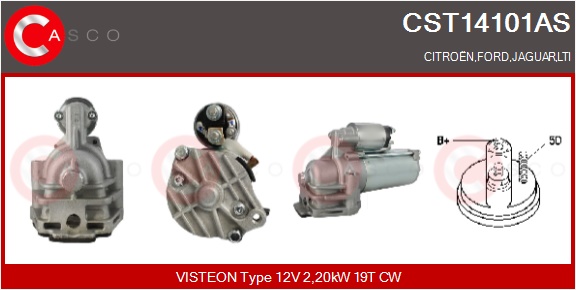 CASCO Starter cst14101as for FORD ROVER