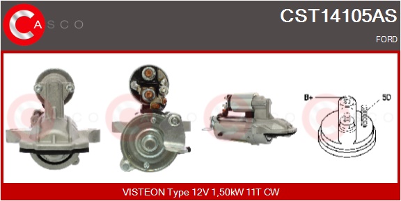 CASCO Starter cst14105as for FORD