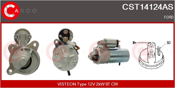 CASCO Starter cst14124as for FORD