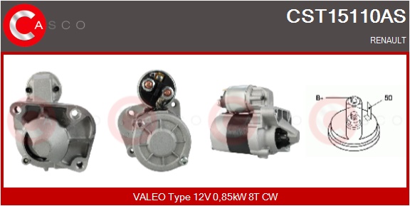 CASCO Starter cst15110as for CITROËN/PEUGEOT RENAULT