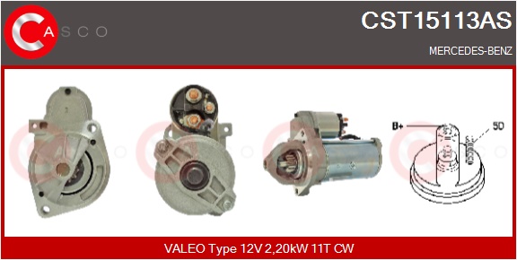 CASCO Starter cst15113as for MERCEDES-BENZ
